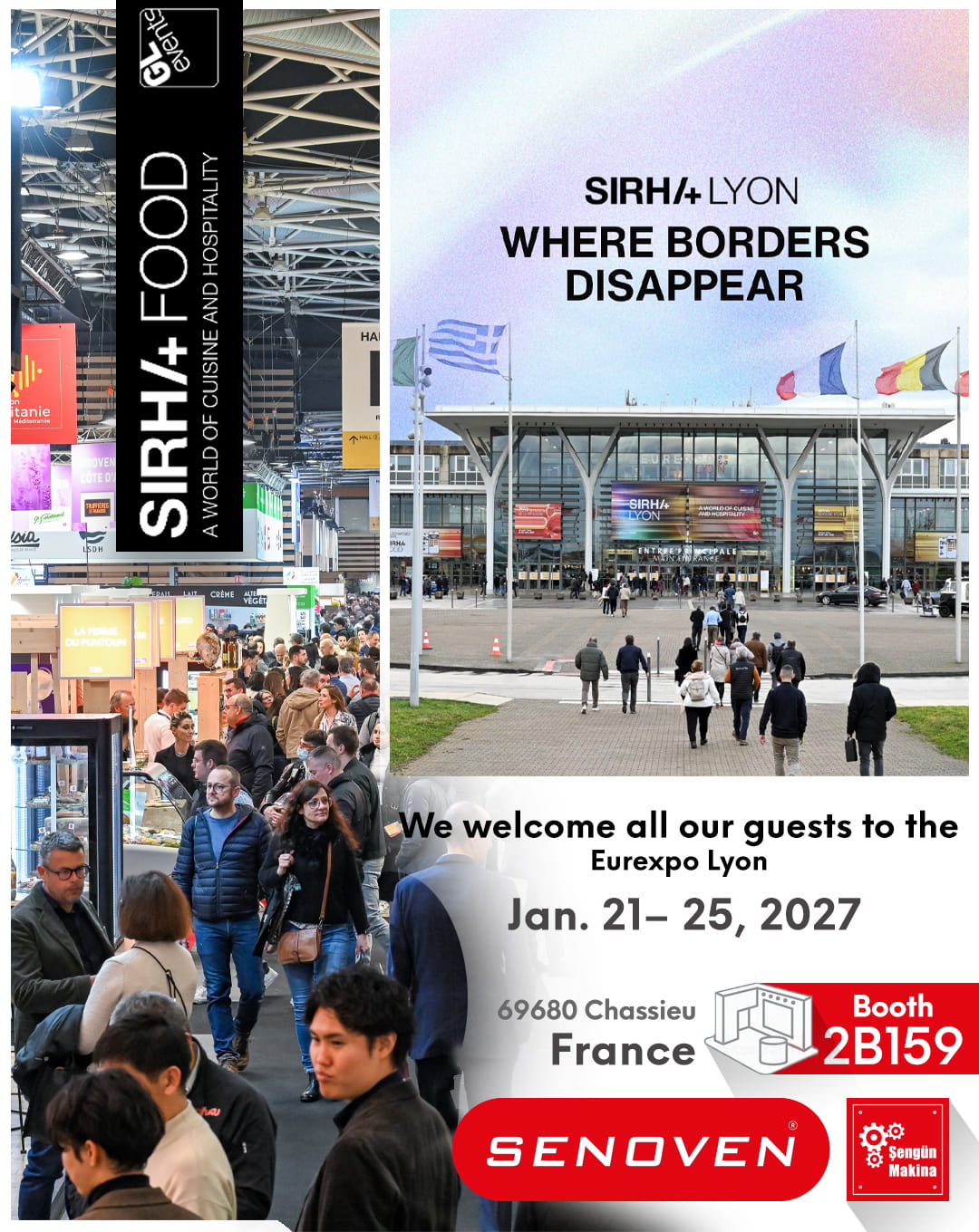 We are participating in Sirha Lyon – France, from January 21 to 25, 2027. | Senoven LLC